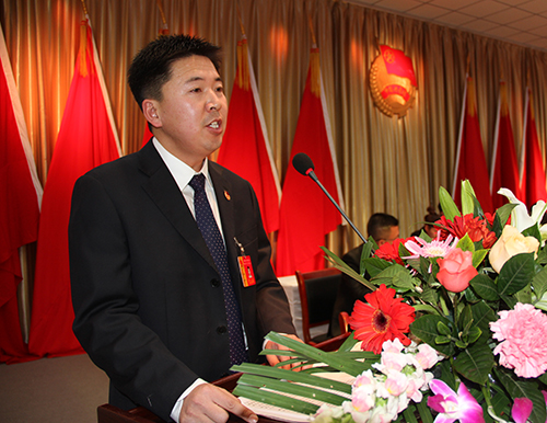 李扬书记作工作报告